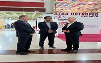 قدردانی از شرکت های مستقر در مرکز رشد دانشگاه علوم پزشکی که در نمایشگاه تخصصی تجهیزات پزشکی حضور فعال داشتند.